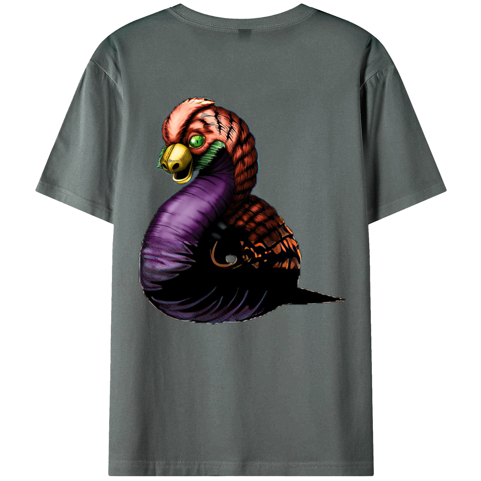 （画像用） 遊☆戯☆王 Yu-Gi-Oh! 綿100％ メンズ半袖Tシャツ（バックプリント） 通気性